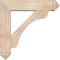 Ekena Millwork Legacy Arts and Crafts Smooth Bracket w/ Offset Brace, Douglas Fir, 7 1/2"W x 32"D x 32"H BKT0806X32X32LEC03SDF - alternate 2